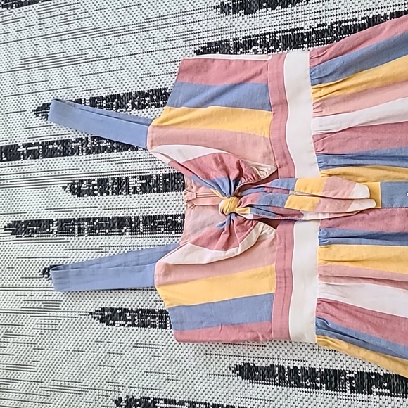 Madewell cutout striped dress size 2 - Picture 2 of 7